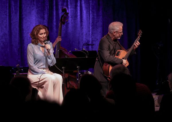 Ann Kittredge and Sean Harkness on guitar. Photo credit: Conor Weiss Photo