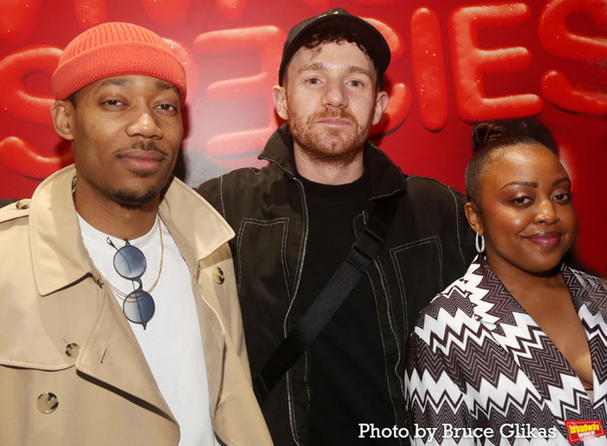 Tyler James Williams, Chris Perfetti and Quinta Brunson  at 