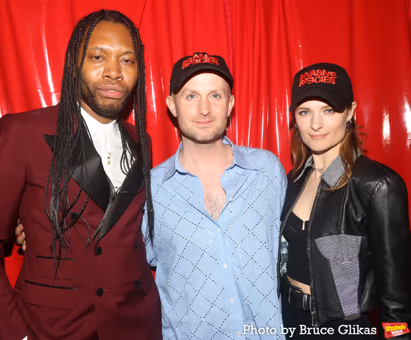 Executive Producer Jeremy O. Harris, Director Michael Breslin and Assistant Director  Photo