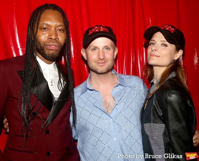 Executive Producer Jeremy O. Harris, Director Michael Breslin and Assistant Director  Photo