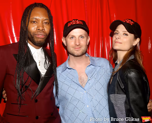 Executive Producer Jeremy O. Harris, Director Michael Breslin and Assistant Director  Photo