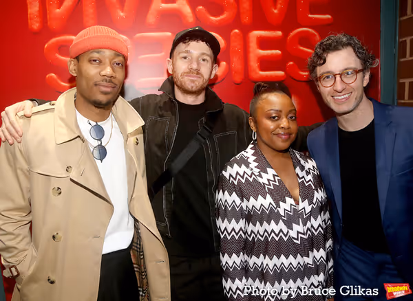 Tyler James Williams, Chris Perfetti, Quinta Brunson and Producer Eric Kuhn Photo