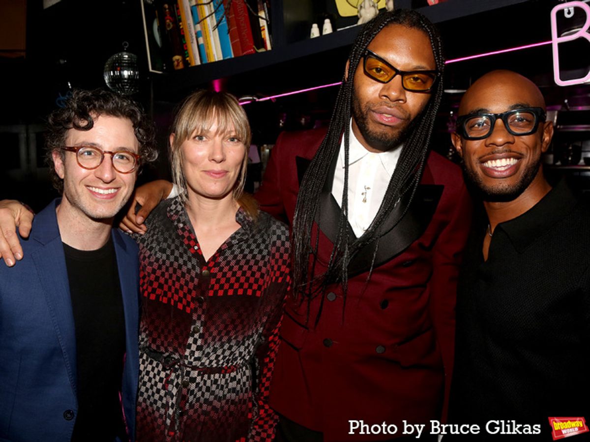 Producer Eric Kuhn, Elvira Lind, Executive Producer Jeremy O. Harris and Producer Tre' Scott  at 