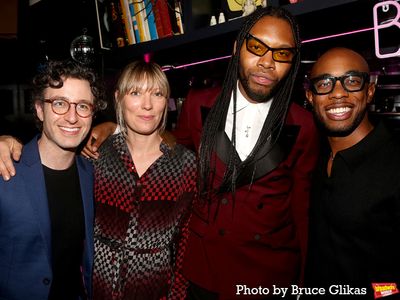 Producer Eric Kuhn, Elvira Lind, Executive Producer Jeremy O. Harris and Producer Tre Photo