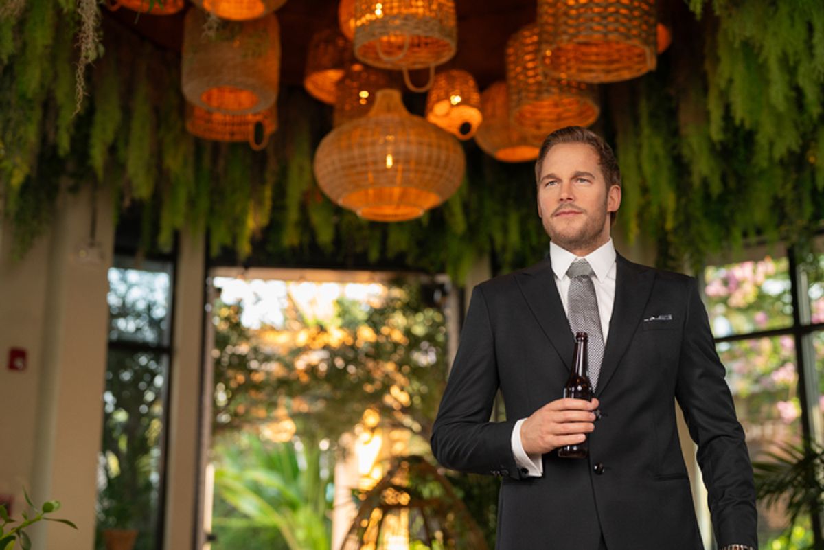 Wax figure of Chris Pratt at Madame Tussauds Orlando
 at 