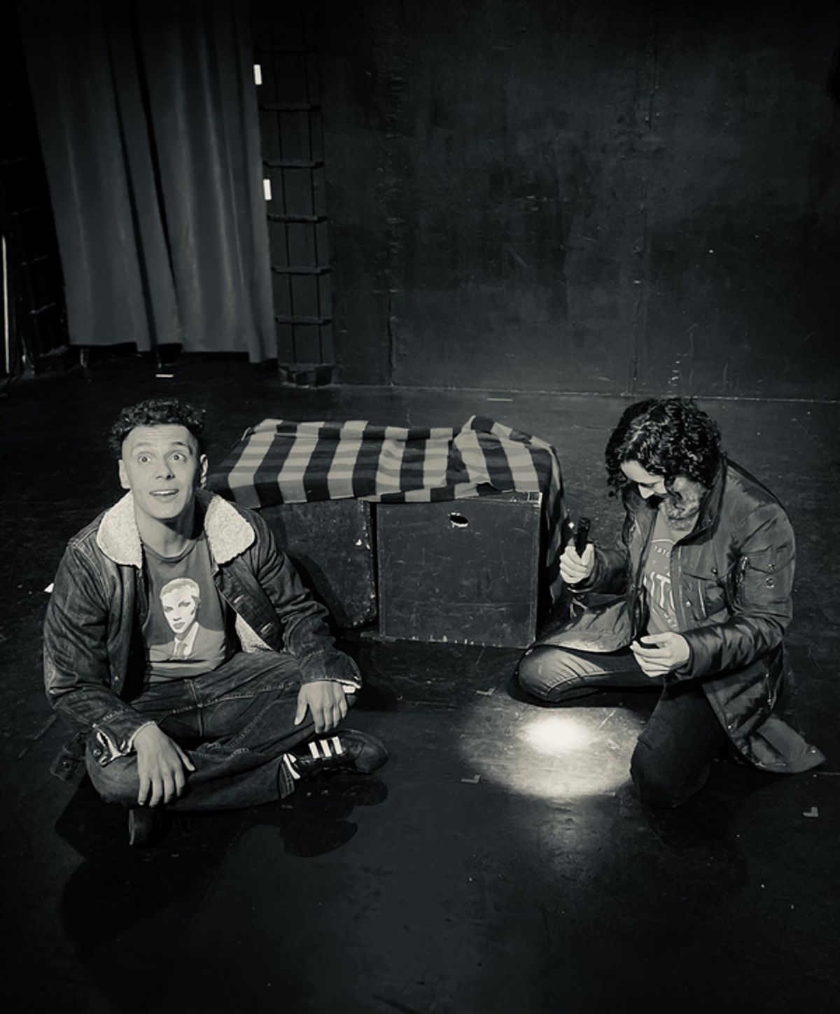 Actors Abdu Garmazi & Ashley Kristeen Vega - Dress Rehearsal at FRIGID New York, UNDER ST. Mark''s Theatre on Tuesday, May 14th. Photo courtesy of Boundless Theater LLC. at 