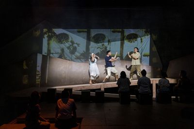 Giselle ?G? Tongi, Alexis Camins and Kennedy Kabasares  Photo by Grettel Cortes Photo Photo