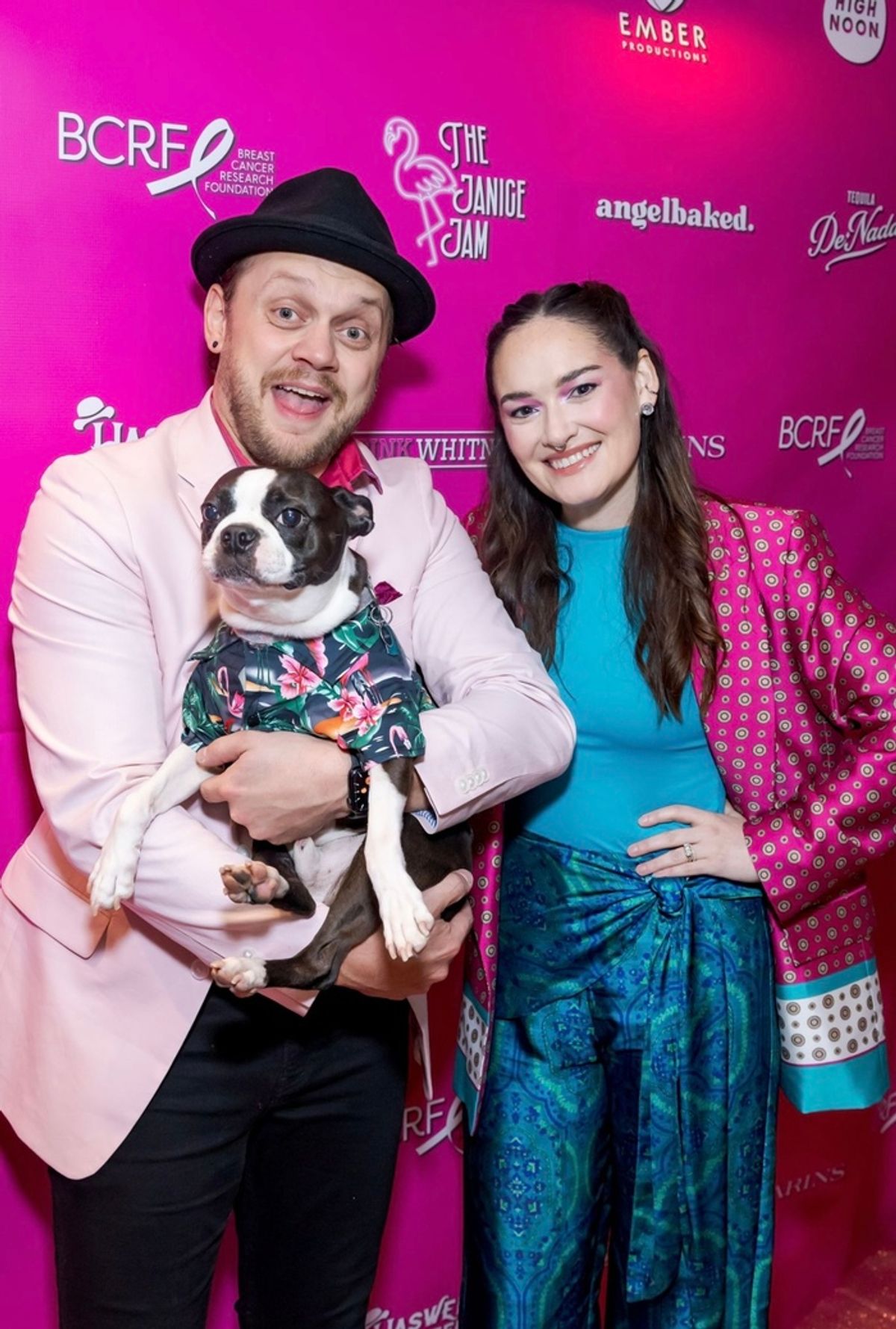 Matt DeAngelis, Christine Dwyer, and Chowdah at 