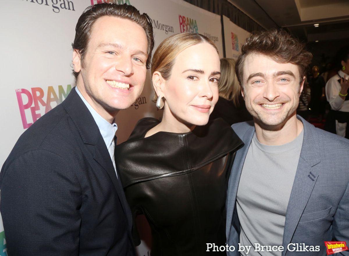 Jonathan Groff, Sarah Paulson and Daniel Radcliffe at 