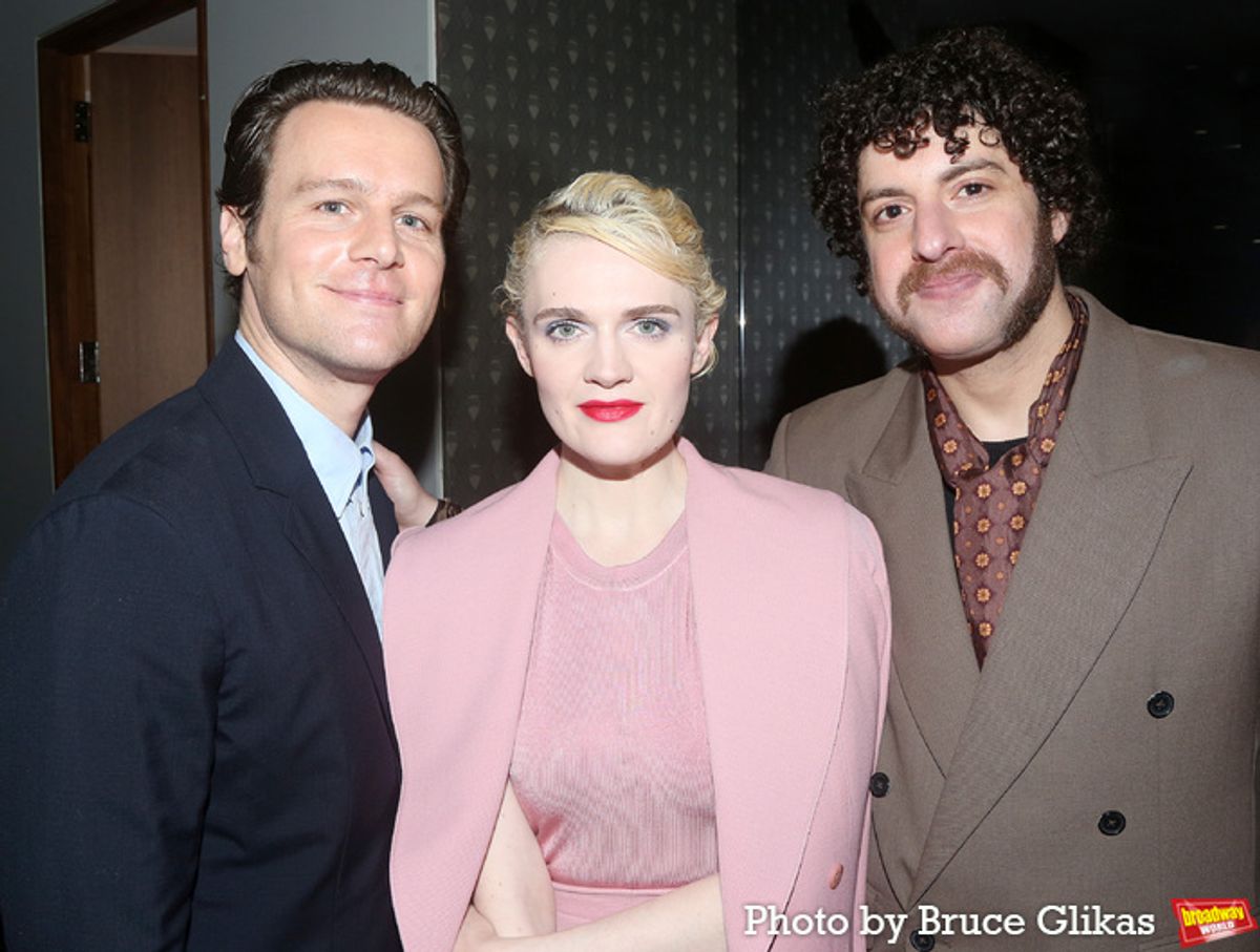 Jonathan Groff, Gayle Rankin and Eli Gelb at 