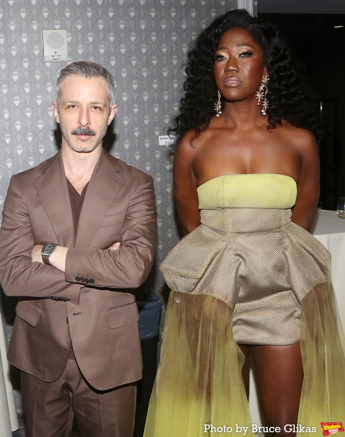 Jeremy Strong and Amber Iman at 