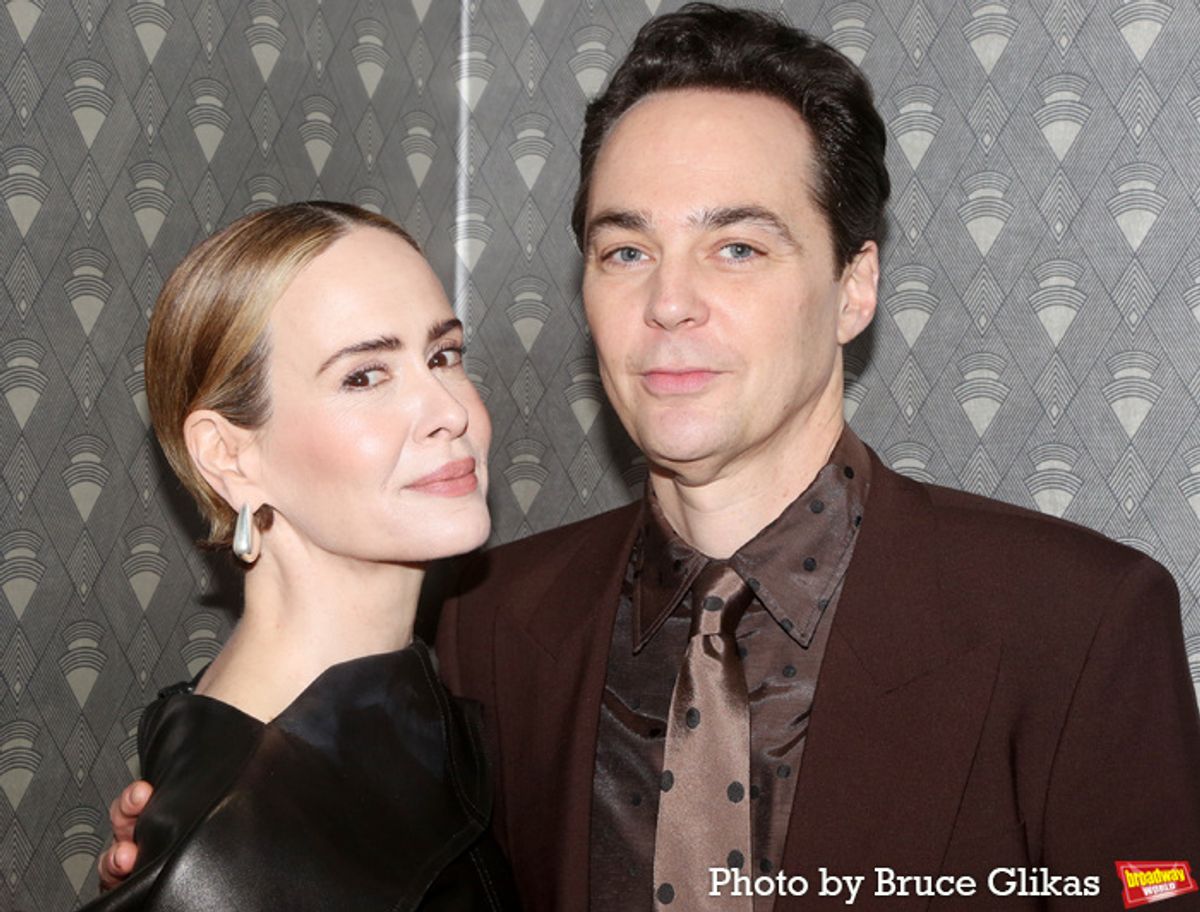Sarah Paulson and Jim Parsons at 