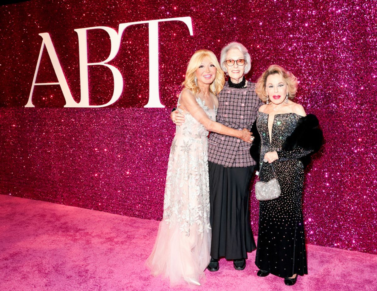 Elizabeth Segerstrom, Barbara Tober, Nikki Haskell at 