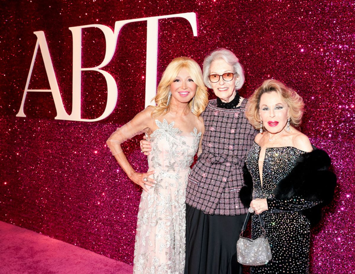 Elizabeth Segerstrom, Barbara Tober, Nikki Haskell at 