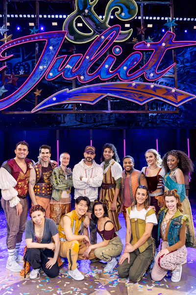 AJ McLean and the Cast of & JULIET Photo