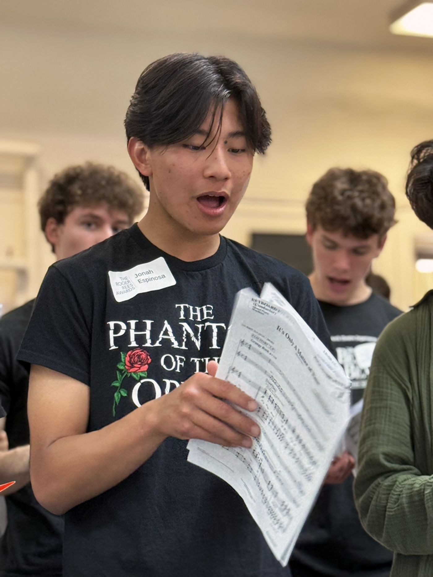 Photos: NYC Students Hit the Rehearsal Room for the Roger Rees Awards  Image