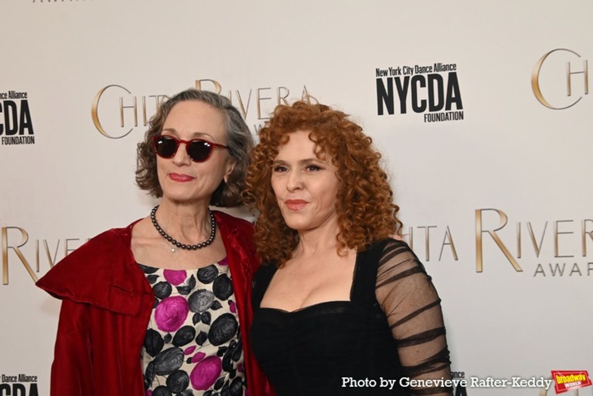 Bebe Neuwirth and Bernadette Peters at 
