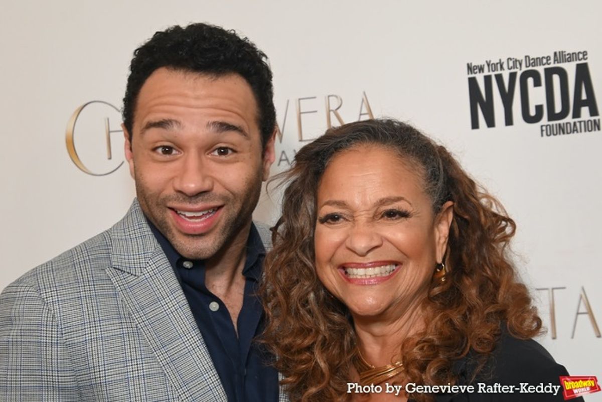 Corbin Bleu and Debbie Allen at 