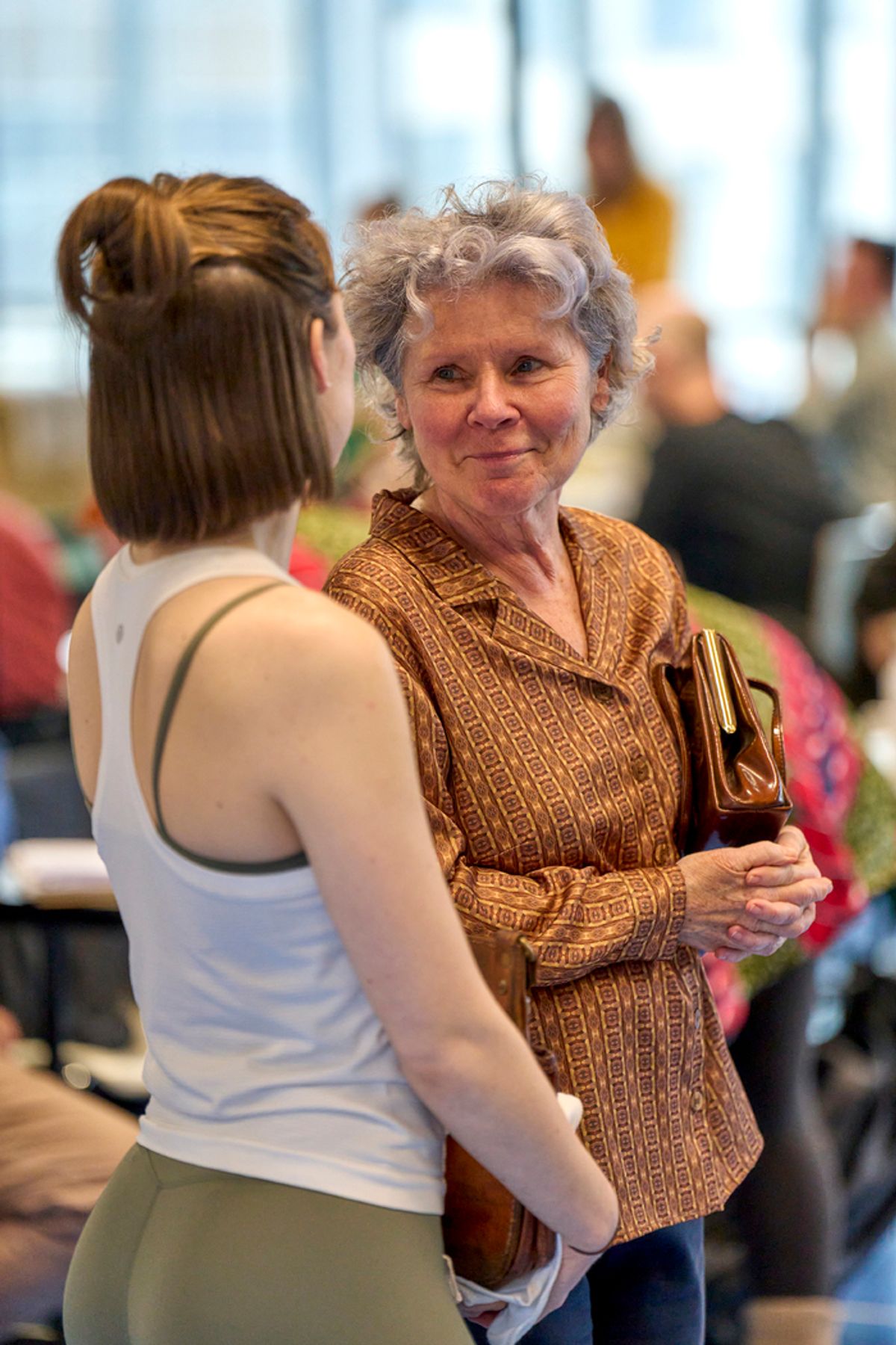 Imelda Staunton, Emily Langham at 