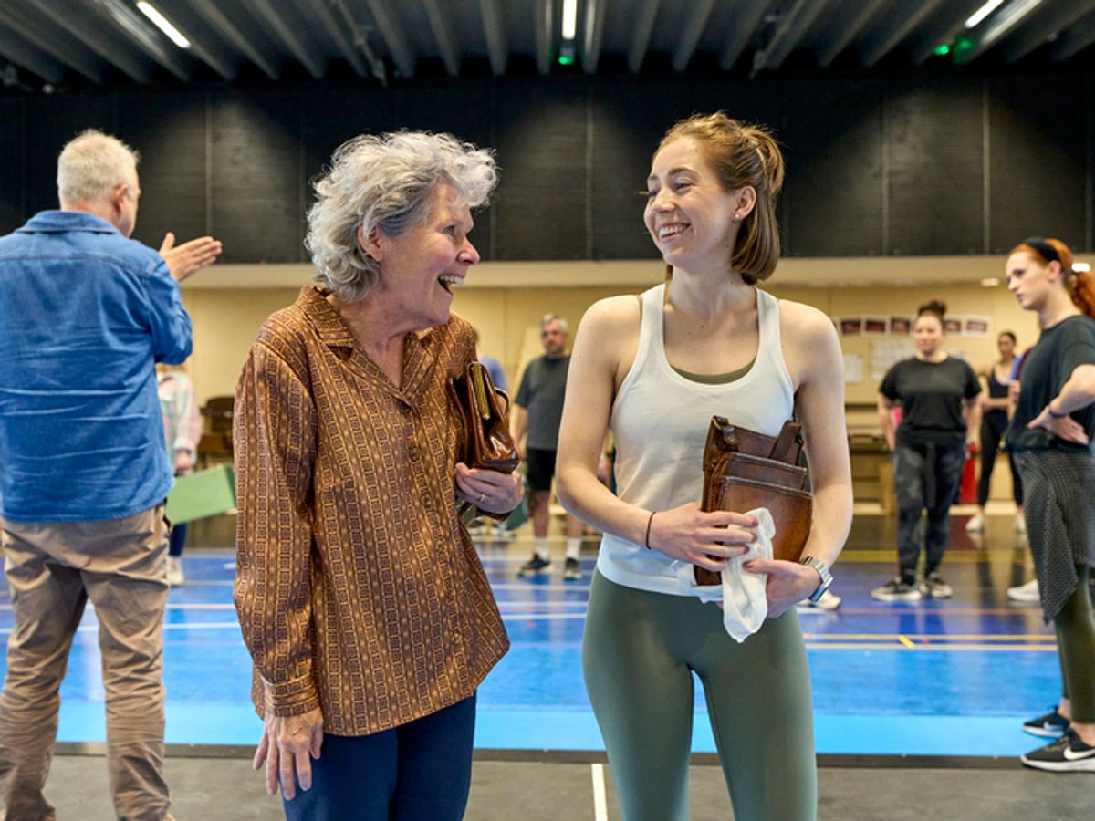 Imelda Staunton, Emily Langham at 