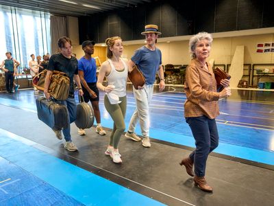 Michael Lin, Tyrone Huntley, Emily Langham, Harry Hepple,  Imelda Staunton Photo