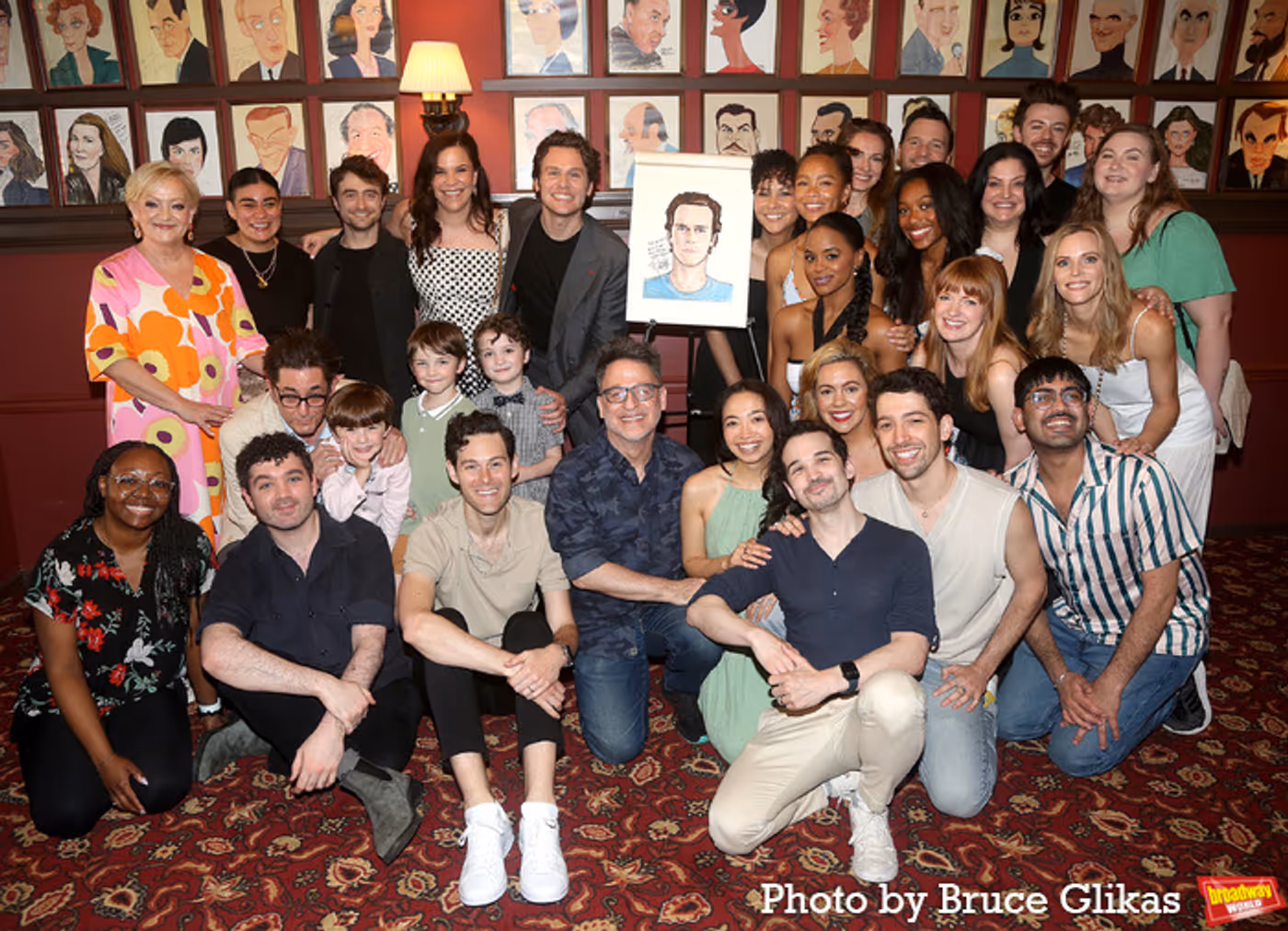 Photos: Jonathan Groff and Friends Celebrate New Sardi's Caricature  Image