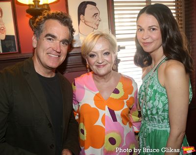 Brian d'Arcy James, Maria Friedman and Sutton Foster  Photo
