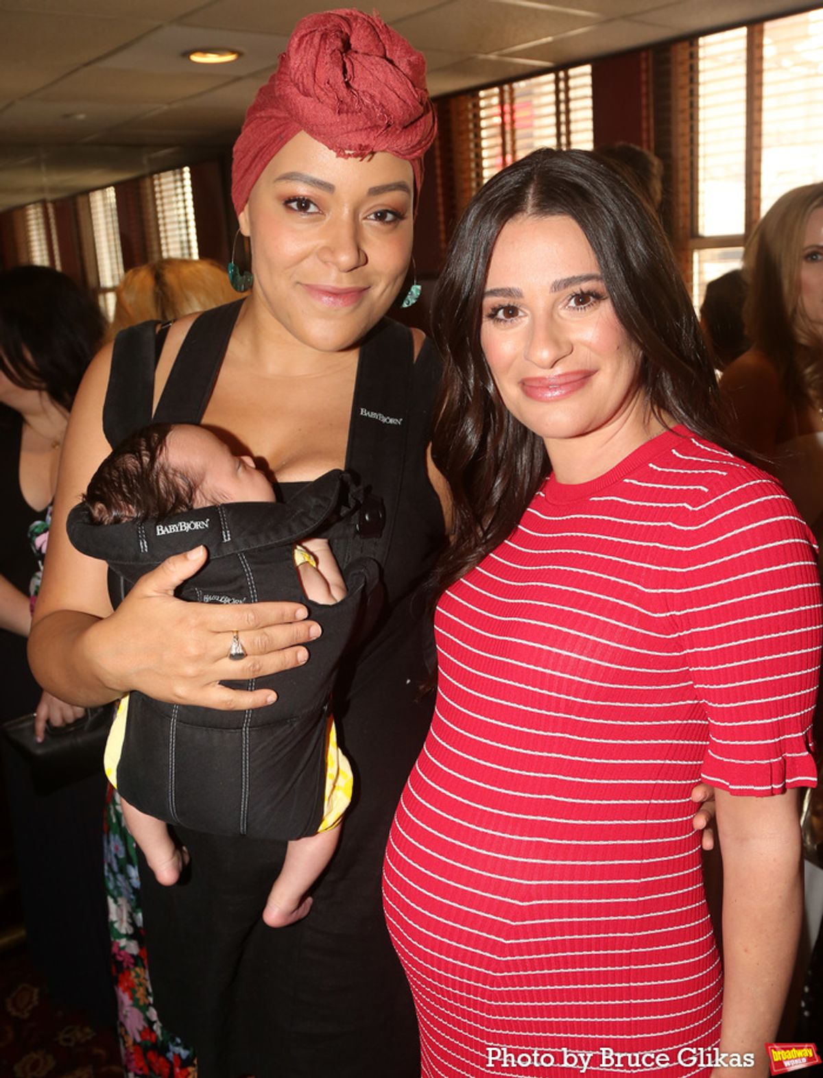 Lea Michele and Jonathan Groff  at 