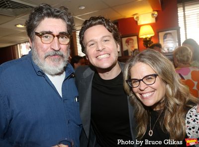 Alfred Molina, Jonathan Groff and Jennifer Lee Photo