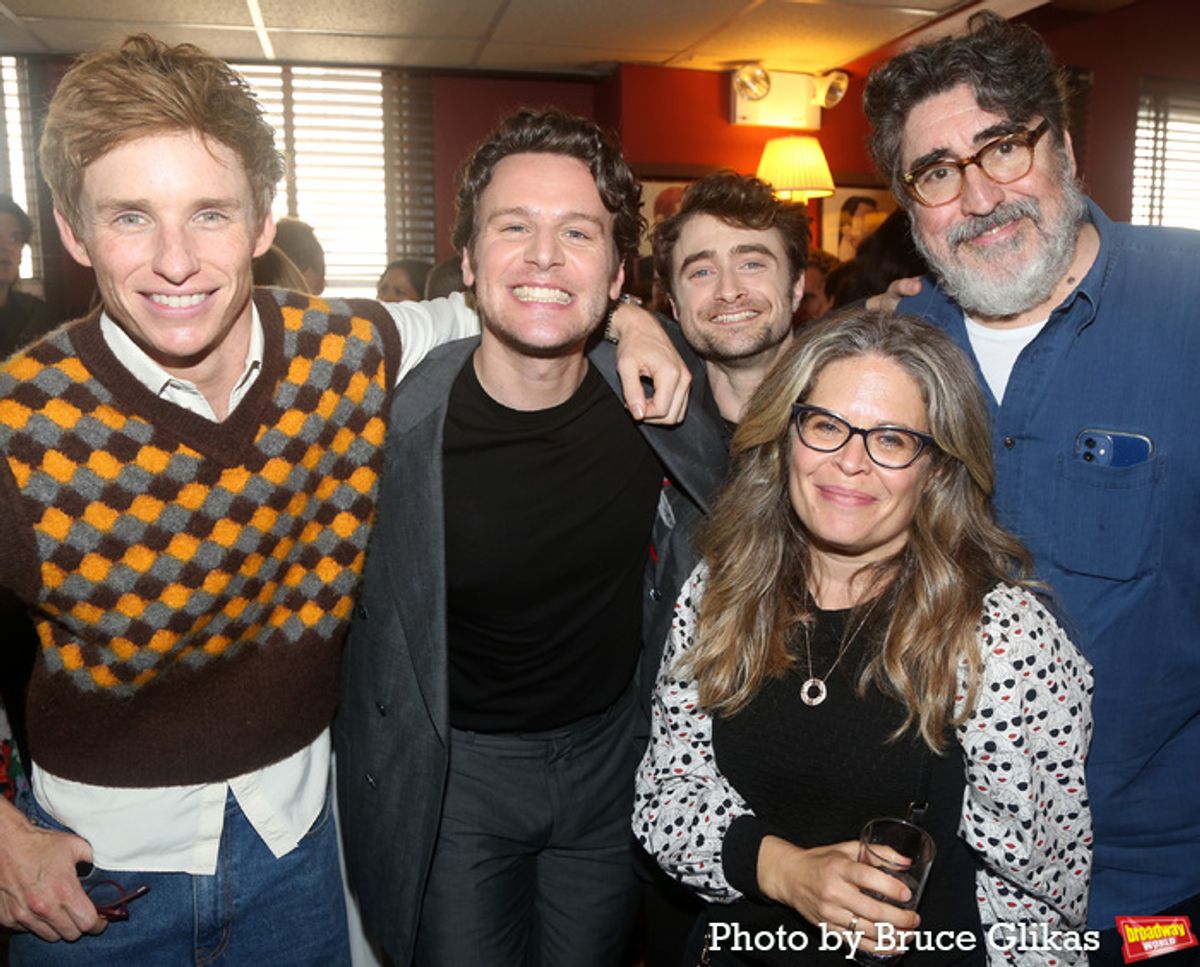 Eddie Redmayne, Jonathan Groff, Daniel Radcliffe, Jennifer Lee and Alfred Molina  at 
