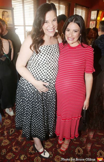 Lindsay Mendez and Lea Michele Photo