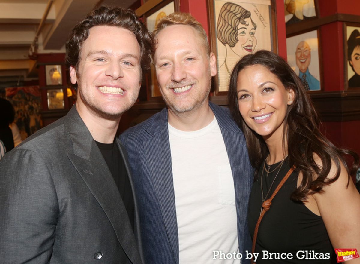 Jonathan Groff, Justin Gamble and Katie McCarty  at 