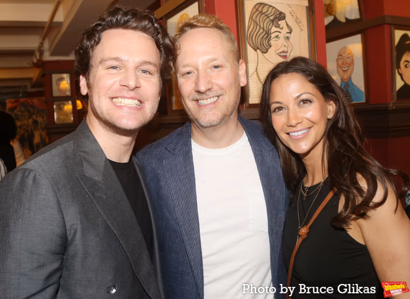 Photos: Jonathan Groff and Friends Celebrate New Sardi's Caricature  Image