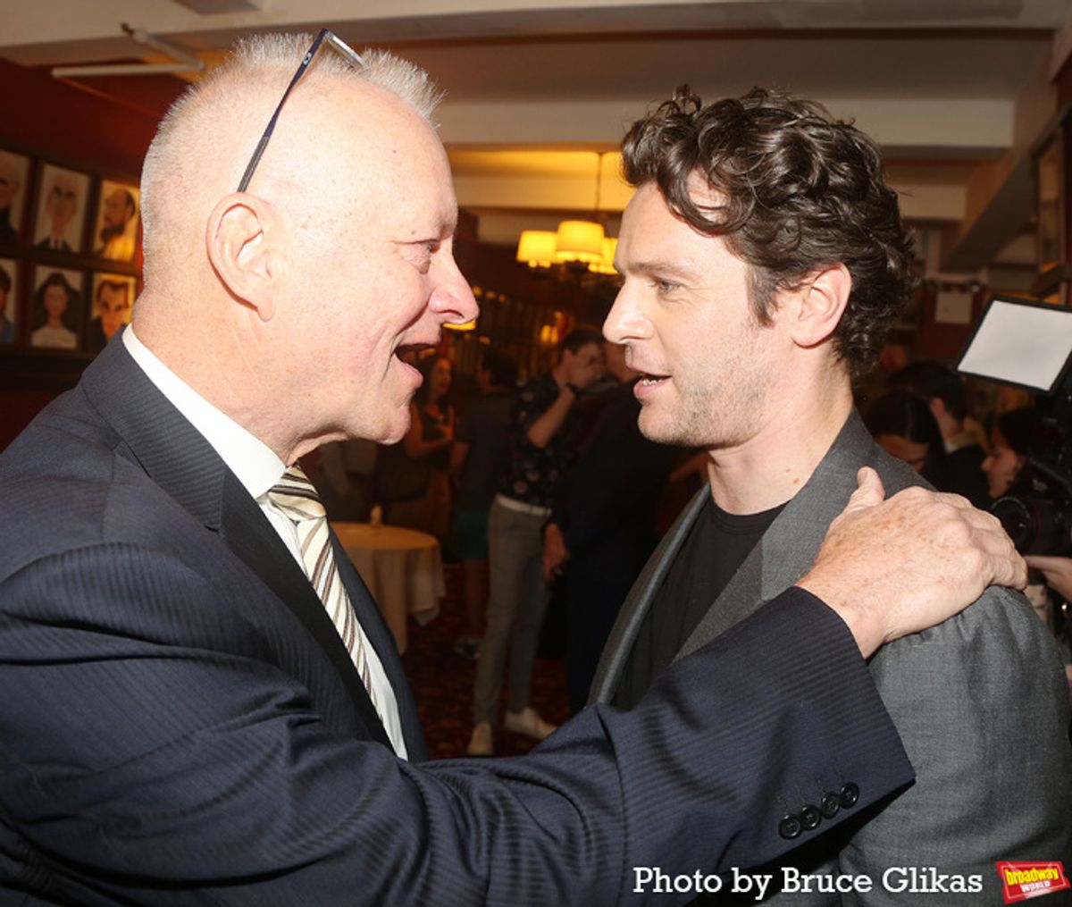 Max Klimavicius and Jonathan Groff  at 