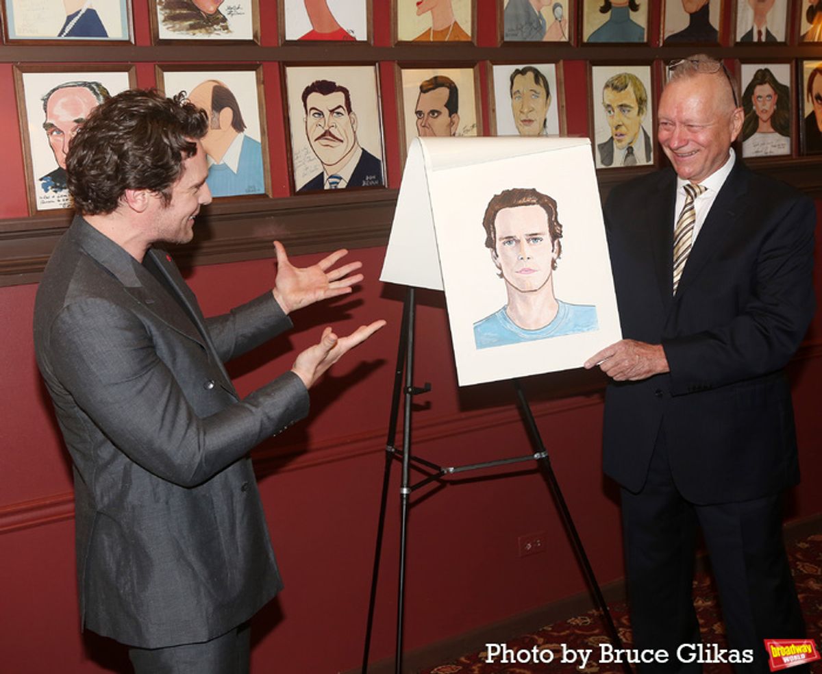 Jonathan Groff and Max Klimavicius at 