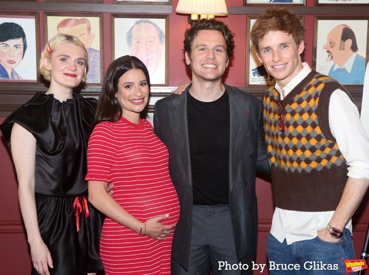 Gayle Rankin, Lea Michele, Jonathan Groff and Eddie Redmayne at 