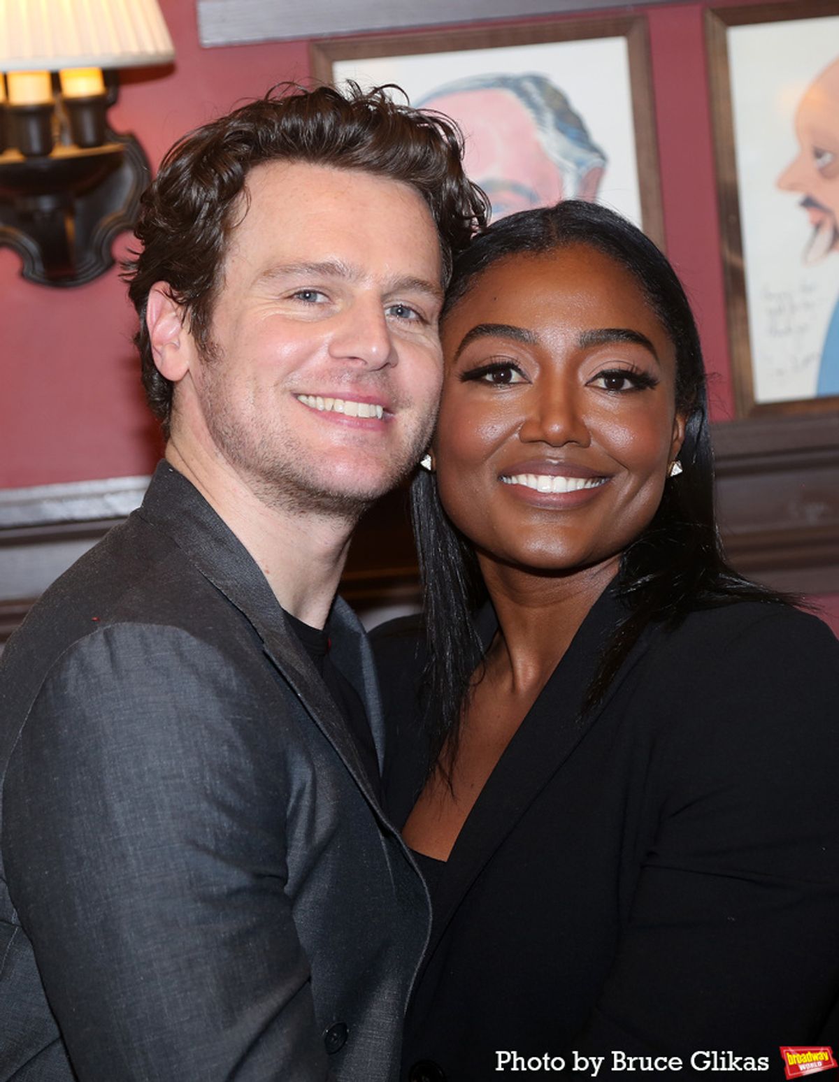 Jonathan Groff and Patina Miller at 