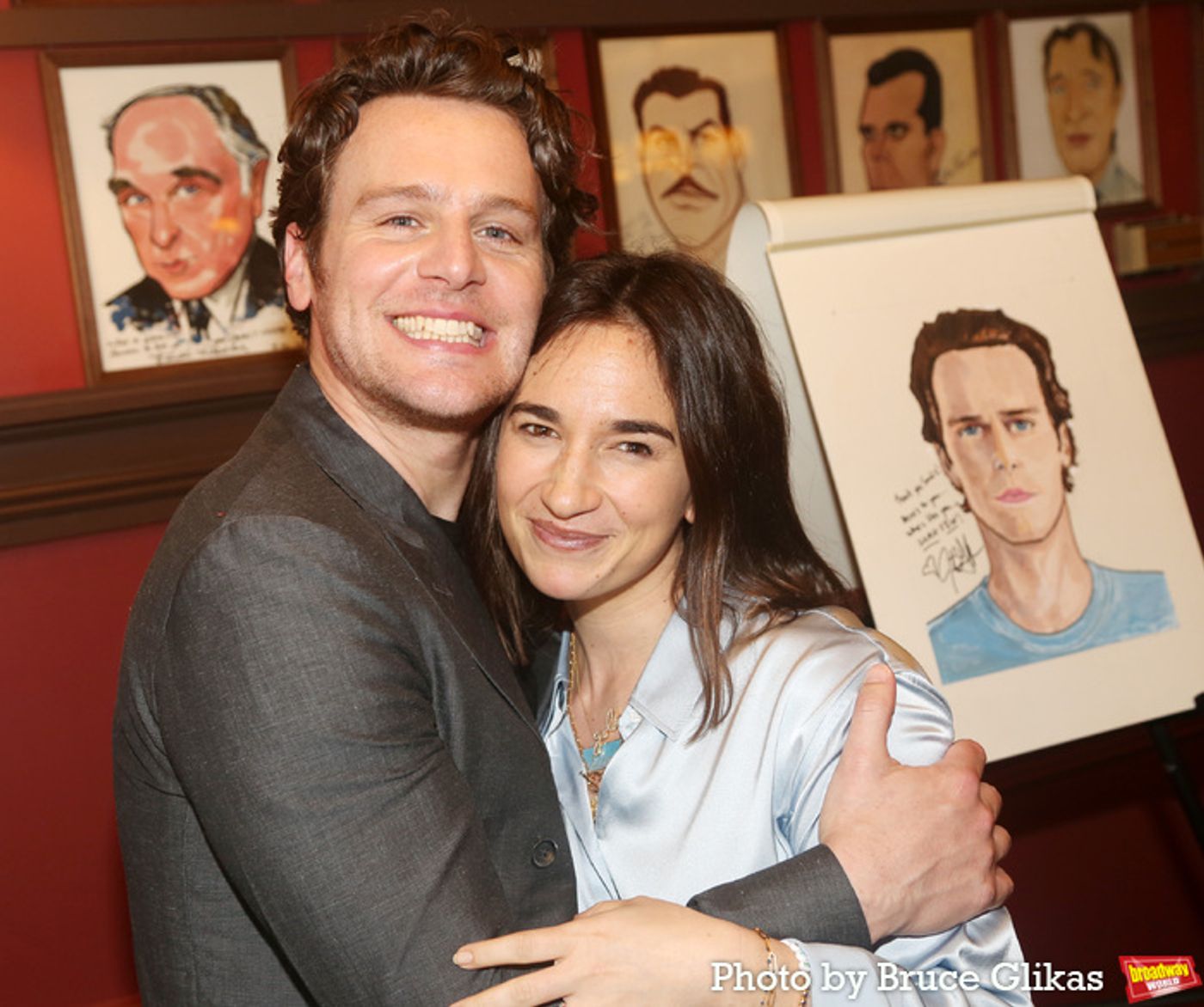 Photos: Jonathan Groff and Friends Celebrate New Sardi's Caricature  Image