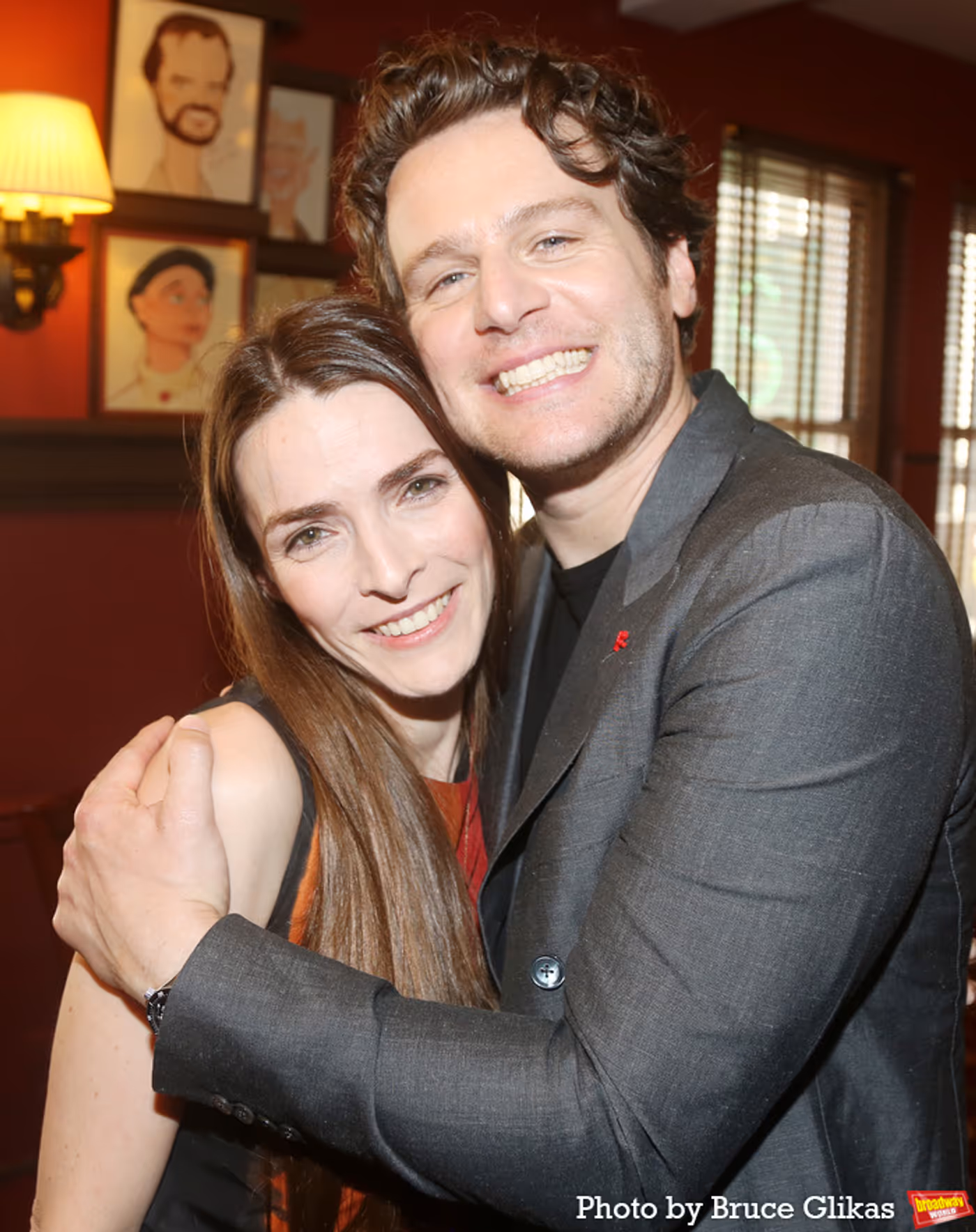 Photos: Jonathan Groff and Friends Celebrate New Sardi's Caricature  Image