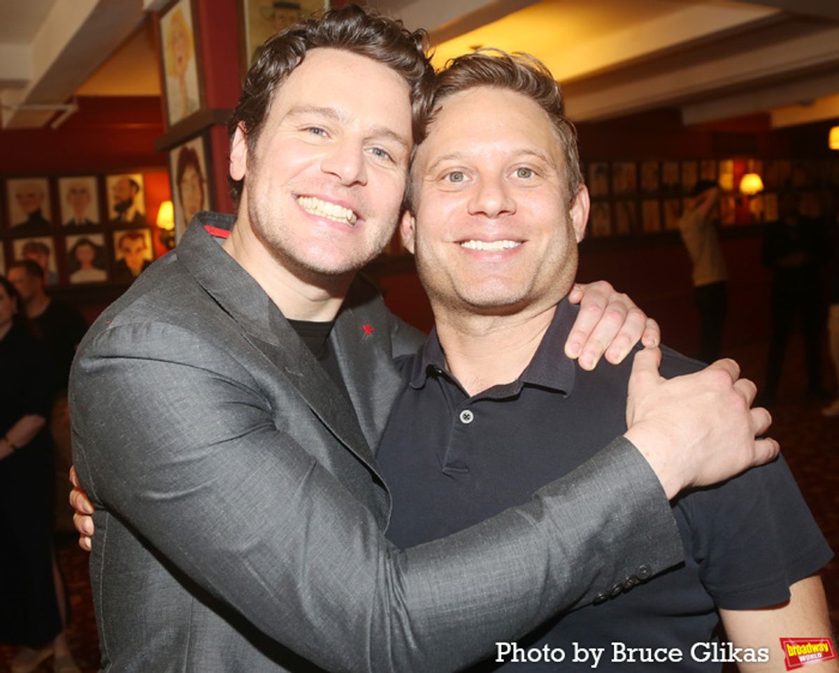 Jonathan Groff and Zandy Reich  at 