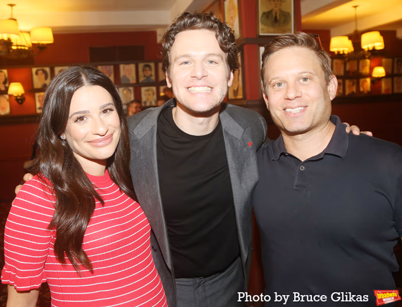 Photos: Jonathan Groff and Friends Celebrate New Sardi's Caricature  Image