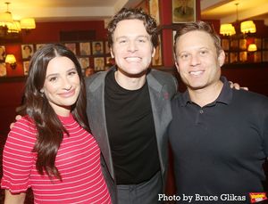 Lea Michele, Jonathan Groff and Zandy Reich @ BroadwayWorld Lea Michele, Jonathan Groff and Zandy Reich Photo