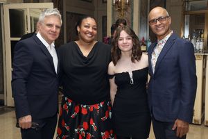 Neil Pepe, Natalie Venetia Belcon, Juliette Pepe, Julio Monge Photo