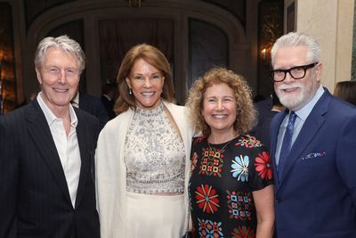 Byron Jennings, Carolyn McCormick, Jeffory Lawson and guest Photo