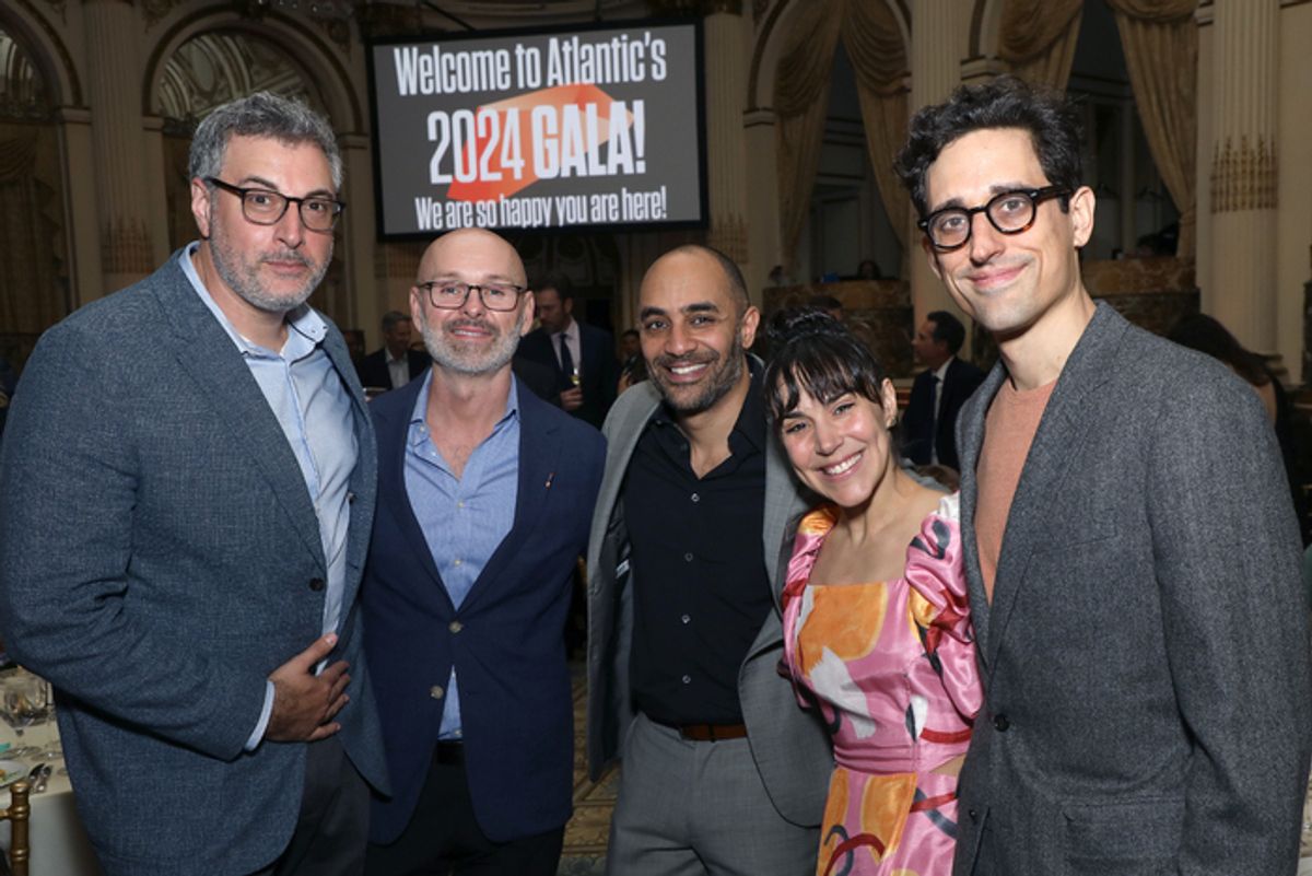 Orin Wolf, Saheem Ali, Patricia Delgado, Justin Peck and guest at 