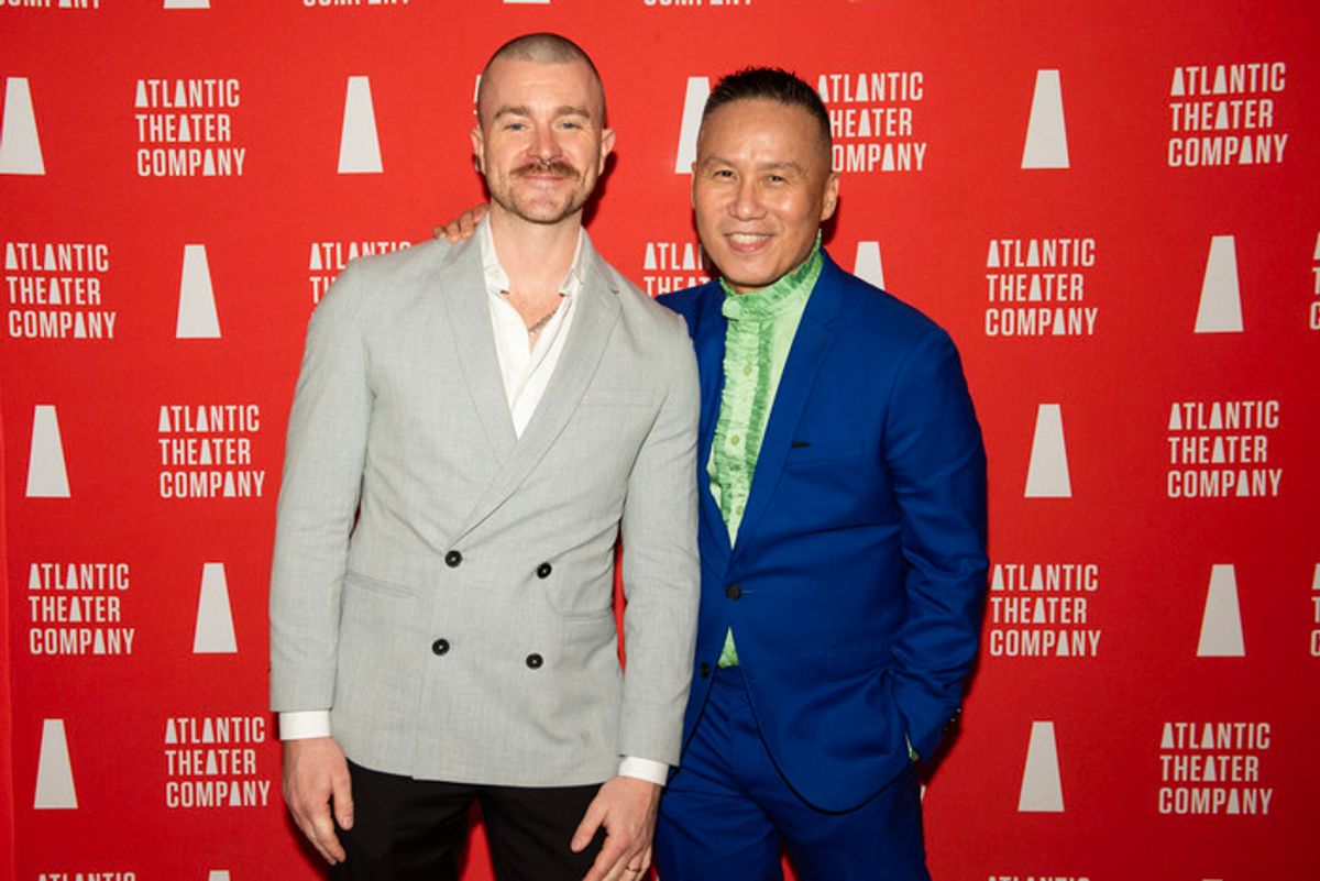 BD Wong and Robert Schnorr at Photos: Patti Lupone, Justin Peck and More Turn Out for Atlantic Theater Company's 2024 Gala