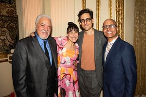 David Oquendo, Patricia Delgado, Justin Peck, and Julio Monge Photo