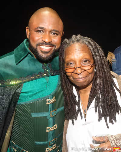 Wayne Brady and Whoopi Goldberg  Photo