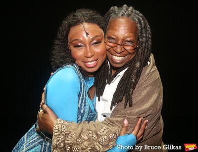 Nichelle Lewis and Whoopi Goldberg Photo