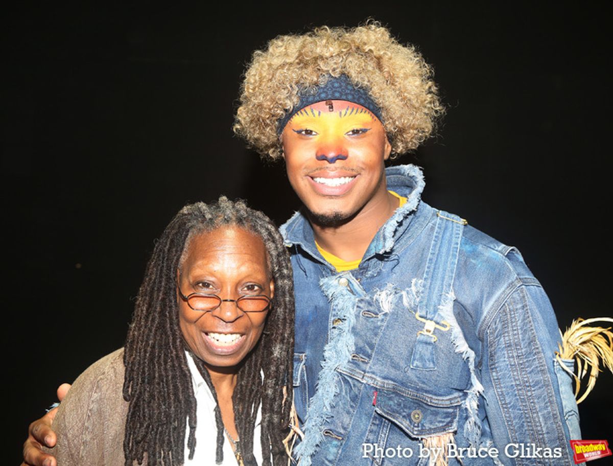 Whoopi Goldberg and Avery Wilson at 